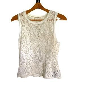 Pins and Needles Lace Top- size M